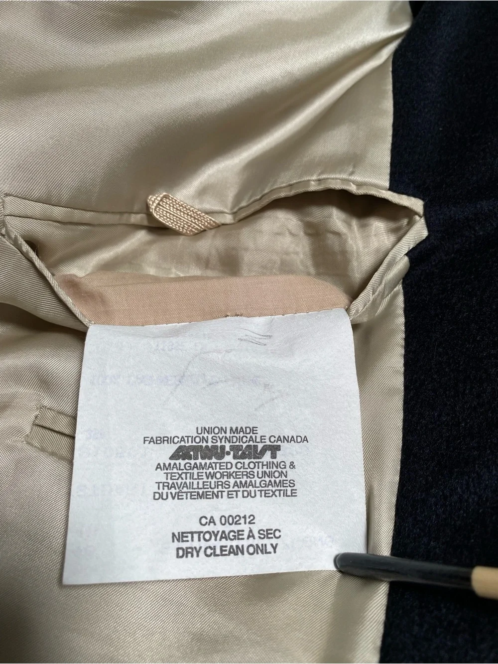 Vintage Paul Stuart Made in Canada 100% Cashmere Sport Coat Blazer